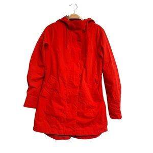 Athleta‎ Forecast Rain Shell Hooded Coat Jacket Zip Up XS